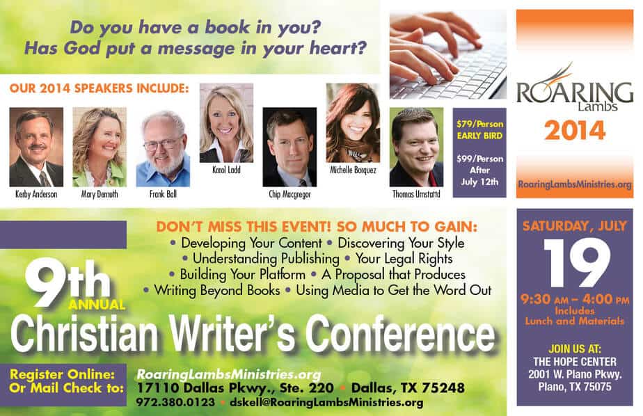 Texas writers: GREAT conference to attend