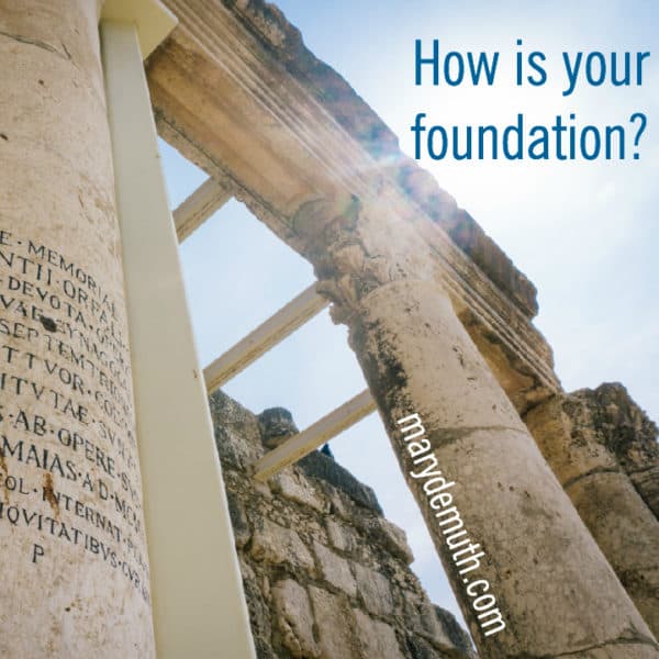 How is your foundation?