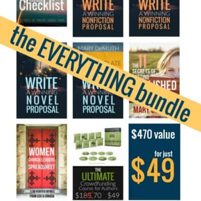90% off ALL my writing products