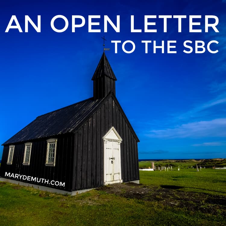 An open letter to the SBC